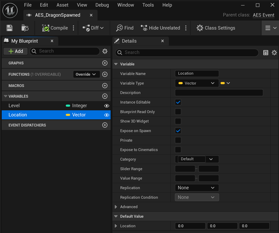 Add payload properties