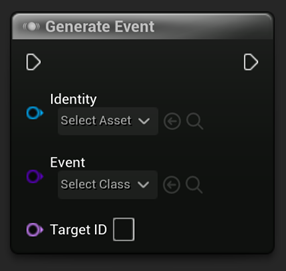 Generate Event node blueprint